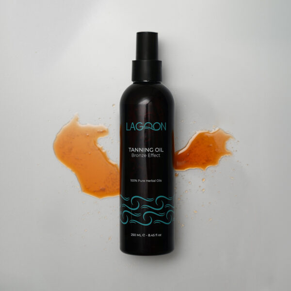 Lagoon tanning oil bronze effect