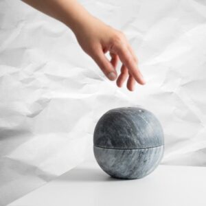Marmol incense burner  Gray - Image 5