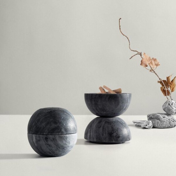 Marmol incense burner  Gray