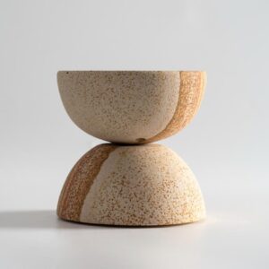 Marmol incense burner  Beige - Image 2